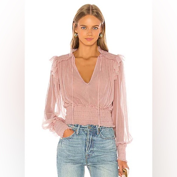 Free People Twyla sheer top - Picture 4 of 17